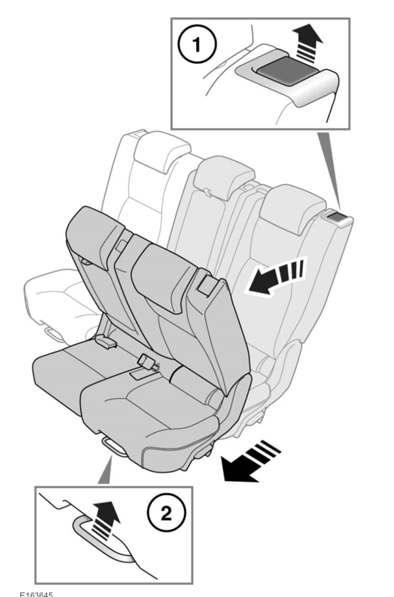 Access position (7 seat vehicle)