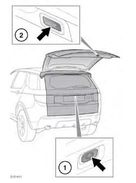 Opening and closing the Powered tailgate