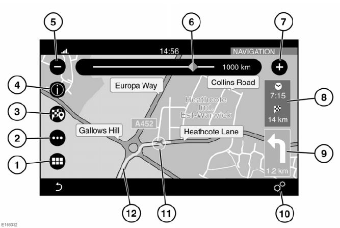 Map screen