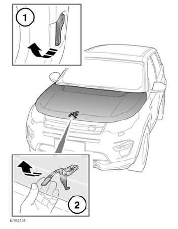 Opening the bonnet