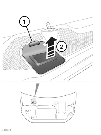 Right-side under bonnet cover