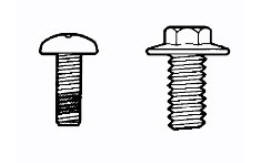 SELF-LOCKING BOLTS AND SCREWS