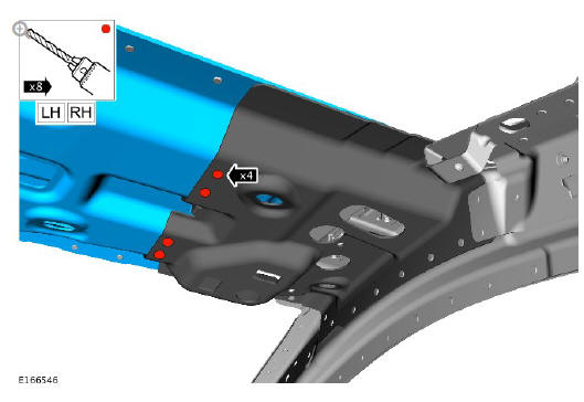 Roof sheet metal repairs windshield header panel (G1770878) removal and installation