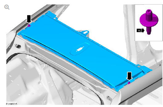 Roof sheet metal repairs roof rear panel (G1770883)  Installation