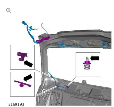 Body closures liftgate (G1785717) removal and installation