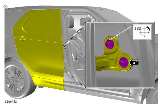 Vehicle specific information and tolerance checks rear door alignment