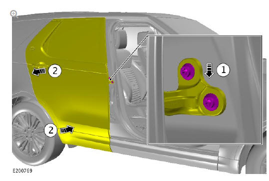 Vehicle specific information and tolerance checks rear door alignment