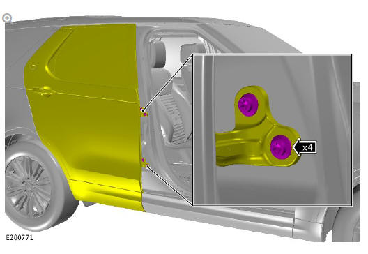 Vehicle specific information and tolerance checks rear door alignment