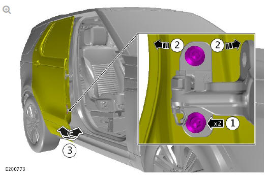 Vehicle specific information and tolerance checks rear door alignment