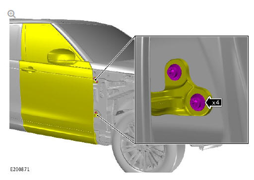 Vehicle specific information and tolerance checks front door alignment