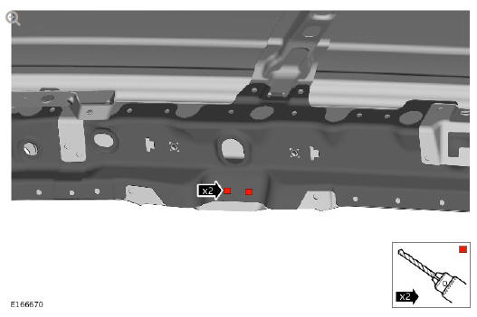 Side panel sheet metal repairs B-pillar inner panel (G1770906) removal and installation