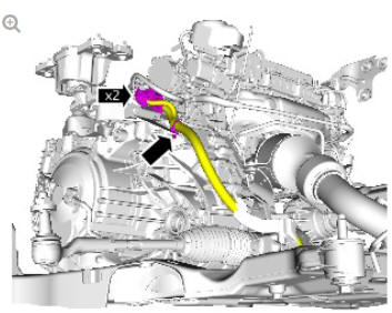 Uni-body, subframe and mounting system front subframe (G2028440) - Removal 
