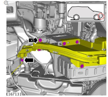 Front end body panels hood latch panel (G1780781) removal and installation