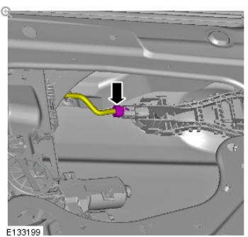 Exterior rear door handle (G1794533) removal and installation