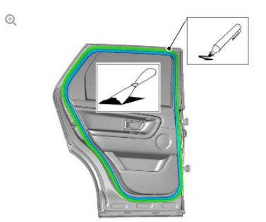 Interior trim and ornamentation rear door trim panel (G1785134) removal and installation