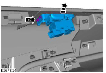 Interior trim and ornamentation rear door trim panel (G1785134) removal and installation