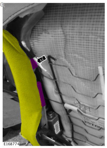Supplemental restraint system side air bag module (G1785147) removal and installation