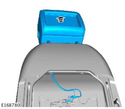 Front row seat backrest cover - vehicles with- power seats (G1780396) removal and installation