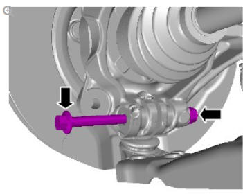 Uni-body, subframe and mounting system front subframe (G2028440) - Removal 