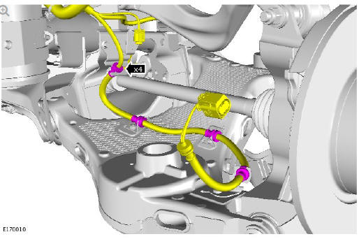 Uni-body, subframe and mounting system rear subframe - AWD (G1779461) - Removal