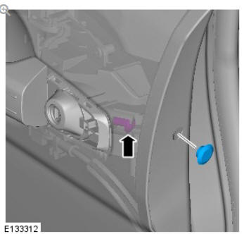 Door lock cylinder (G1348139) removal and installation