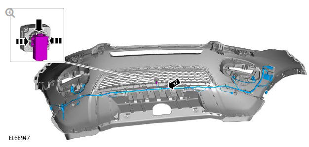 Front bumper cover (G1780369) - Removal 