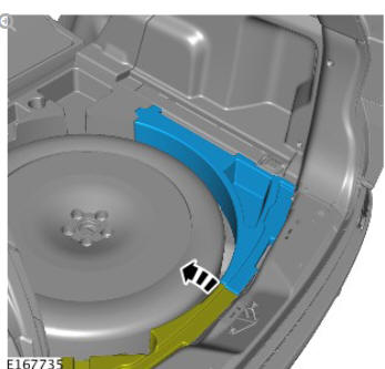 Interior trim and ornamentation loadspace trim panel (G1785138) removal and installation
