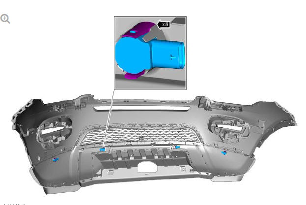 Front bumper cover (G1780369) - Removal 