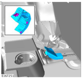 Rear center safety belt buckle (G1780795) removal and installation