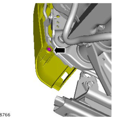 Front row seat backrest blower (G1780403) removal and installation