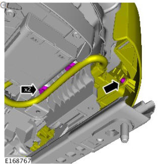 Supplemental restraint system side air bag module (G1785147) removal and installation