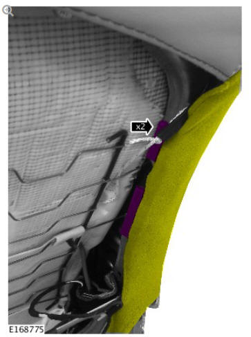 Supplemental restraint system side air bag module (G1785147) removal and installation