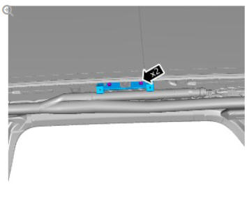Supplemental restraint system side air curtain module (G1785537) removal and installation