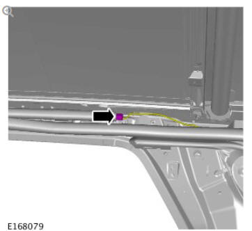 Supplemental restraint system side air curtain module (G1785537) removal and installation