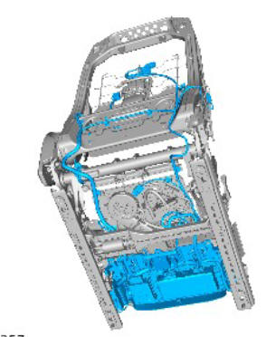 Front row seat track - vehicles with- power seats (G1780408) removal and installation