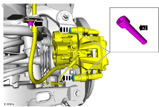 Uni-body, subframe and mounting system rear subframe - AWD (G1779461) - Removal