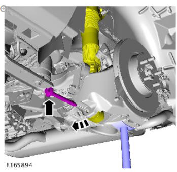 Uni-body, subframe and mounting system rear subframe - AWD (G1779461) - Removal