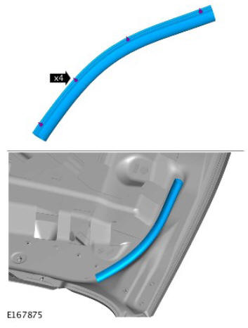 Front end body panels hood (G1780780) removal and installation