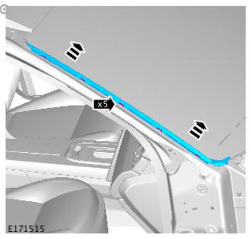 Windshield glass (G1805070) removal and installation