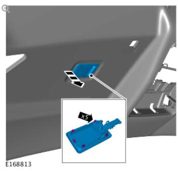 Interior trim and ornamentation headliner (G1785136) removal and installation