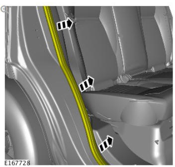 Interior trim and ornamentation loadspace trim panel (G1785138) removal and installation