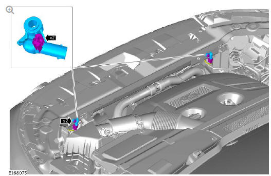 Supplemental restraint system front impact severity sensor (G1785539) removal and installation