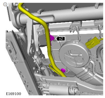 Supplemental restraint system occupant classification sensor (G1791885) removal and installation