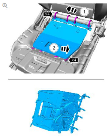 Supplemental restraint system occupant classification sensor (G1791885) removal and installation