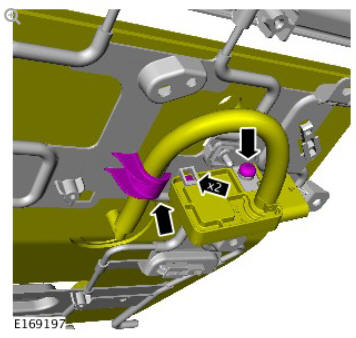 Supplemental restraint system occupant classification sensor (G1791885) removal and installation