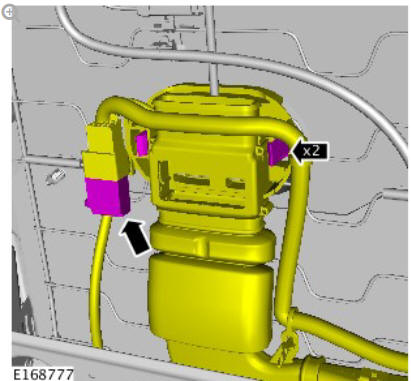 Front row seat backrest blower (G1780403) removal and installation
