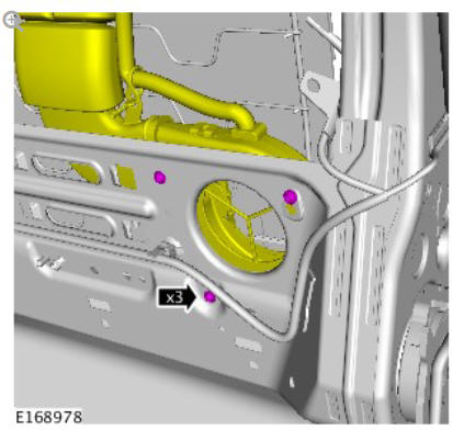 Front row seat backrest blower (G1780403) removal and installation