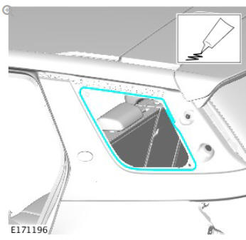 Rear quarter window glass (G1805069) removal and installation