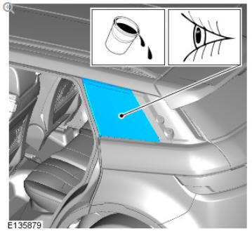 Rear quarter window glass (G1805069) removal and installation