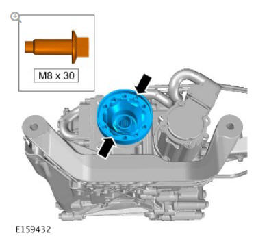Uni-body, subframe and mounting system rear subframe - AWD (G1779461) - Removal